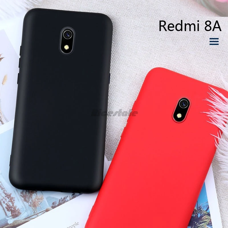 For Xiaomi Redmi 8A Candy Matte silicone soft Candy color Case Redmi8A Cover Matte Soft Back Phone Cover Redmi 8A Phone Cases