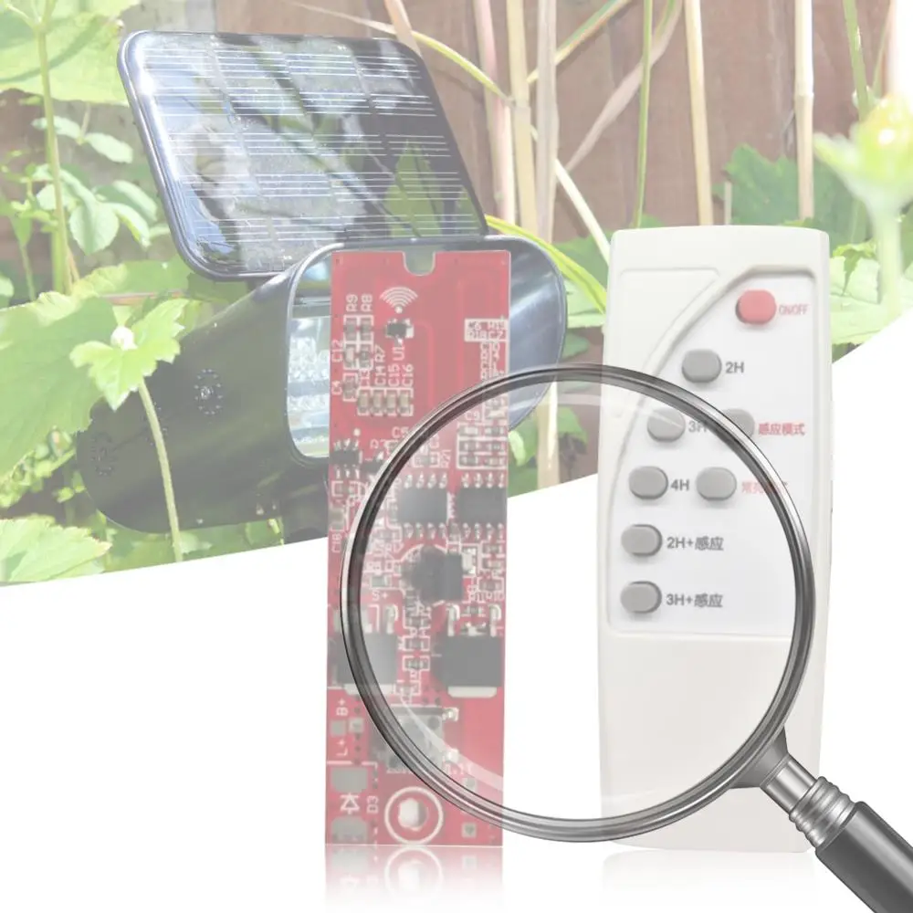 

3.2V 3.7V Solar Lamp Control Board Remote Control Integrated Street Lamp Human Induction Light Control for Solar Power Equipment
