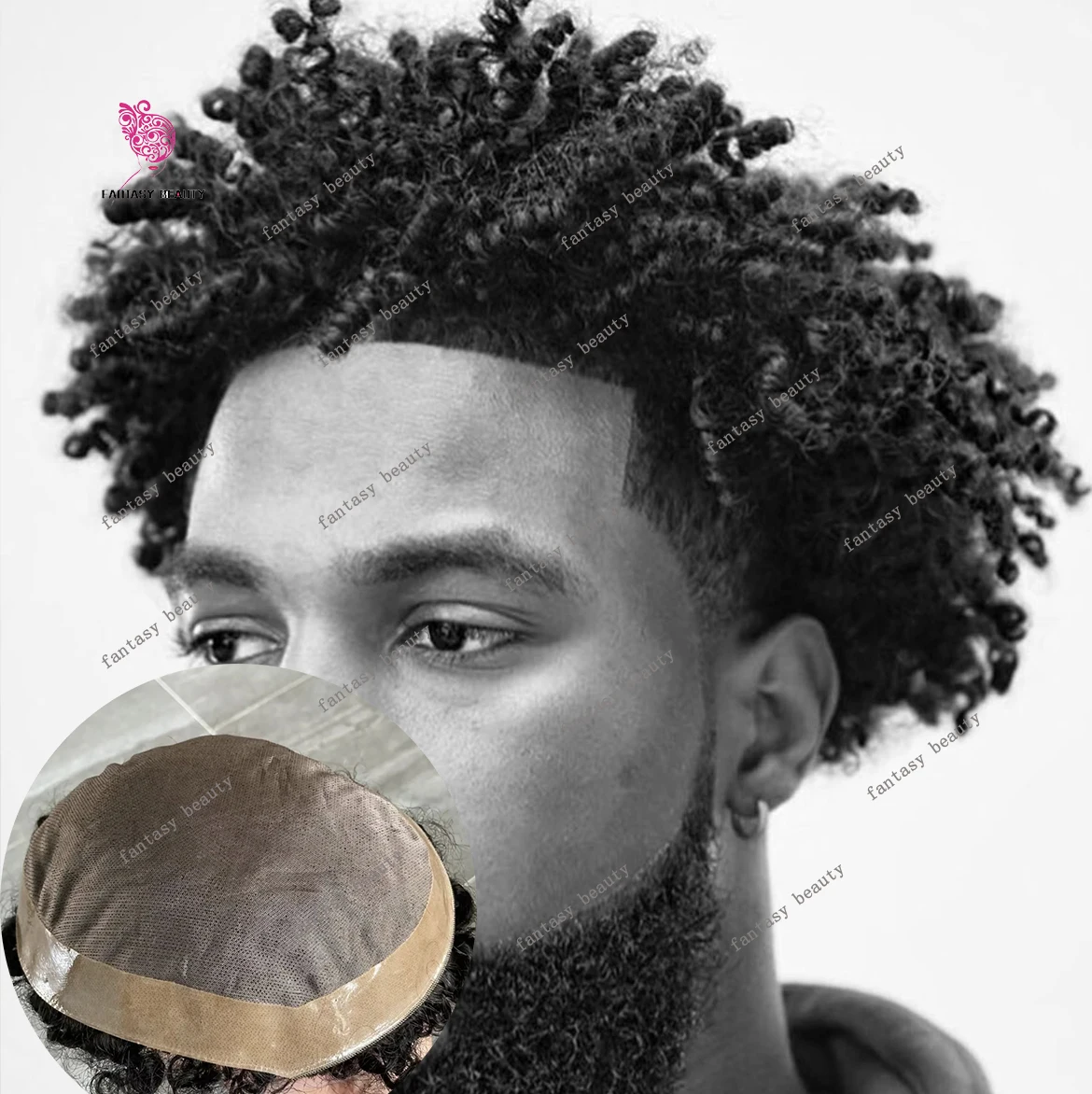 

Реалистичные афро 8 мм 12 мм странные вьющиеся человеческие волосы супер прочный дышащий моно кружевной топ и искусственный черный коричневый мужской парик капиллярная прощелка