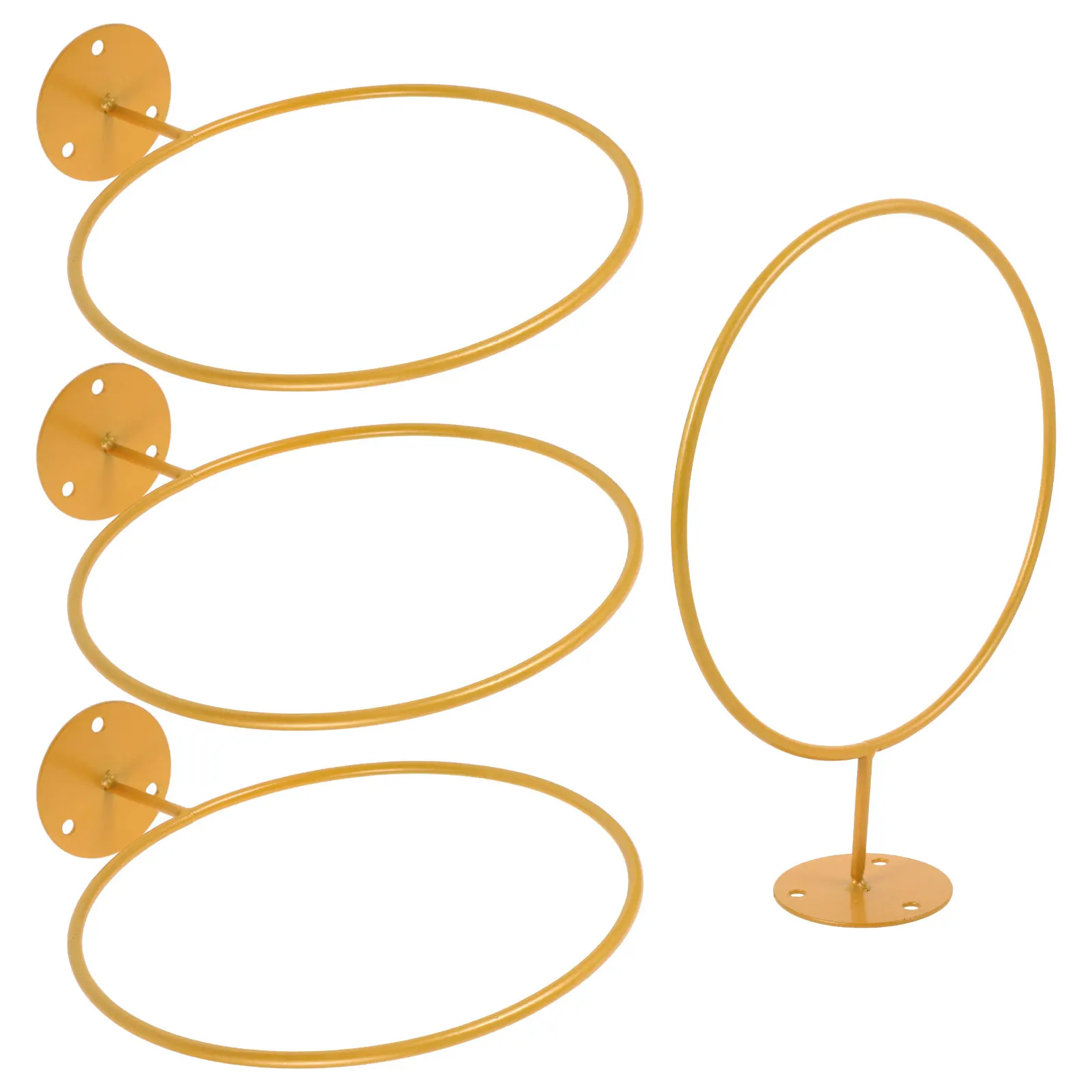 

4pcs Ball Rack Basketball Stand Holder Wall Mount Storage Room Decor Display Gym Organizer