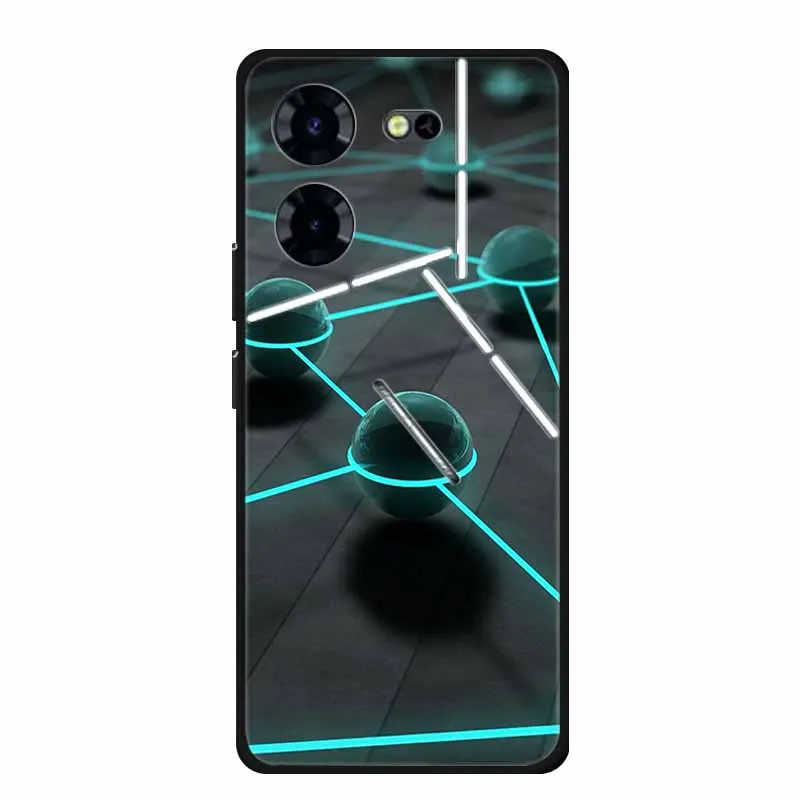 For Tecno Pova 4 5 Case Luxury Soft Silicone TPU Phone Back Cover Case for Tecno Pova 5 4 pro Coque Shockproof Protective Funda