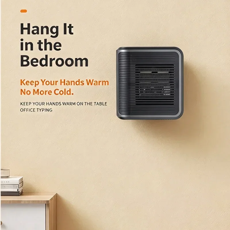 Mini Heater Wall Mounted Heater With Multifunctional Touch Timing Remote Control Hot Air Heater