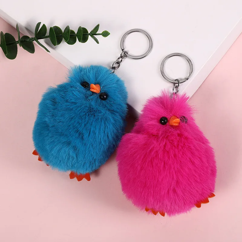 60pcs Fat Chicken Duck portachiavi peluche borsa peluche ciondolo portachiavi portachiavi regalo, deposito primo per ottenere uno sconto molto, Pta257