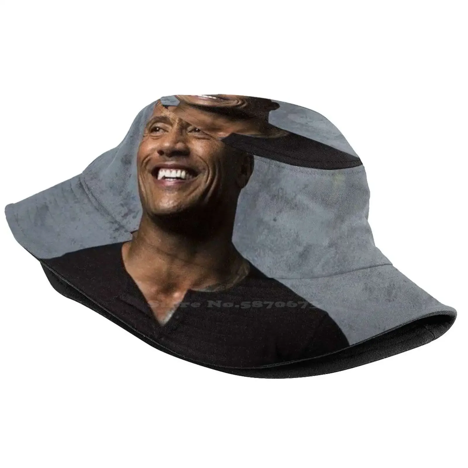 Dwayne Johnson Print Bucket Hats Sun Cap Dwayne Johnson The Actor