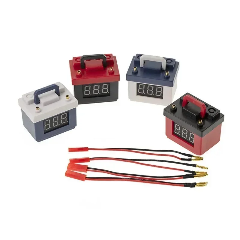 

Simulated battery lithium battery low voltage display suitable for 1/10 RC simulation model car decoration