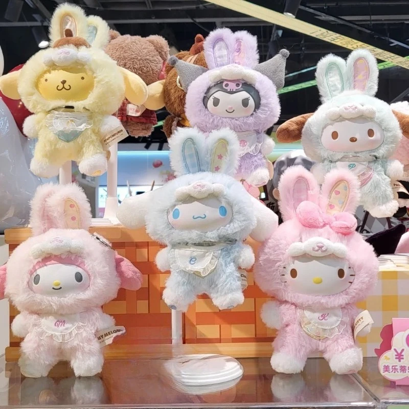 بلدي ميلودي كورومي قزم الأرنب الطفل سلسلة أفخم صندوق أعمى أفخم Pochacco سينامورول صناديق الغموض العصرية اللعب الشكل الدمى