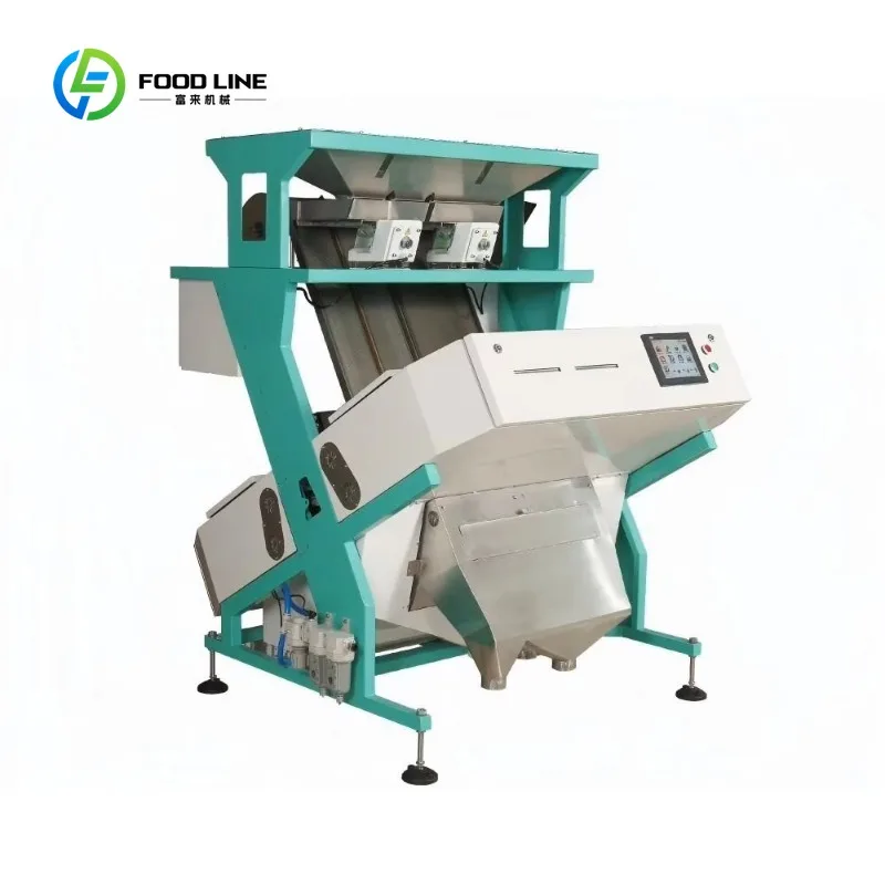 Customized Wheat Optical Color Sorter Machine Grain Coffee Bean Color Selection Machine