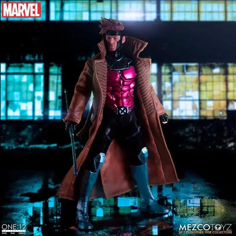 In Stock Original Mezco ONE:12 Gambit Anime Action Collection Figures Model Toys Gifts for Kids