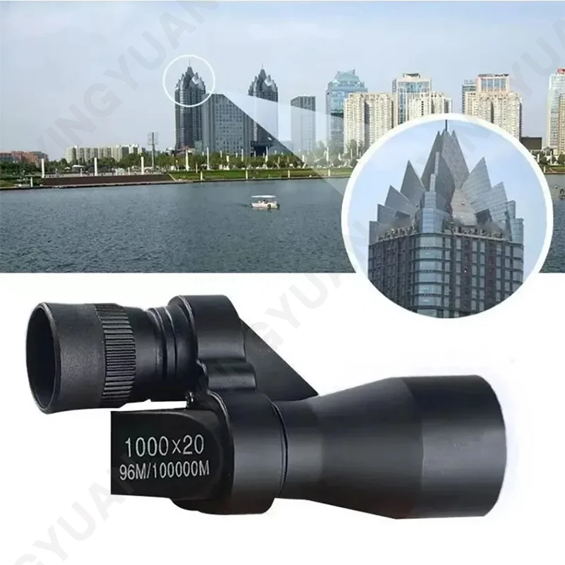 8X20 high-definition telescope mini high magnification zoom outdoor fishing telescope, used for hunting and camping