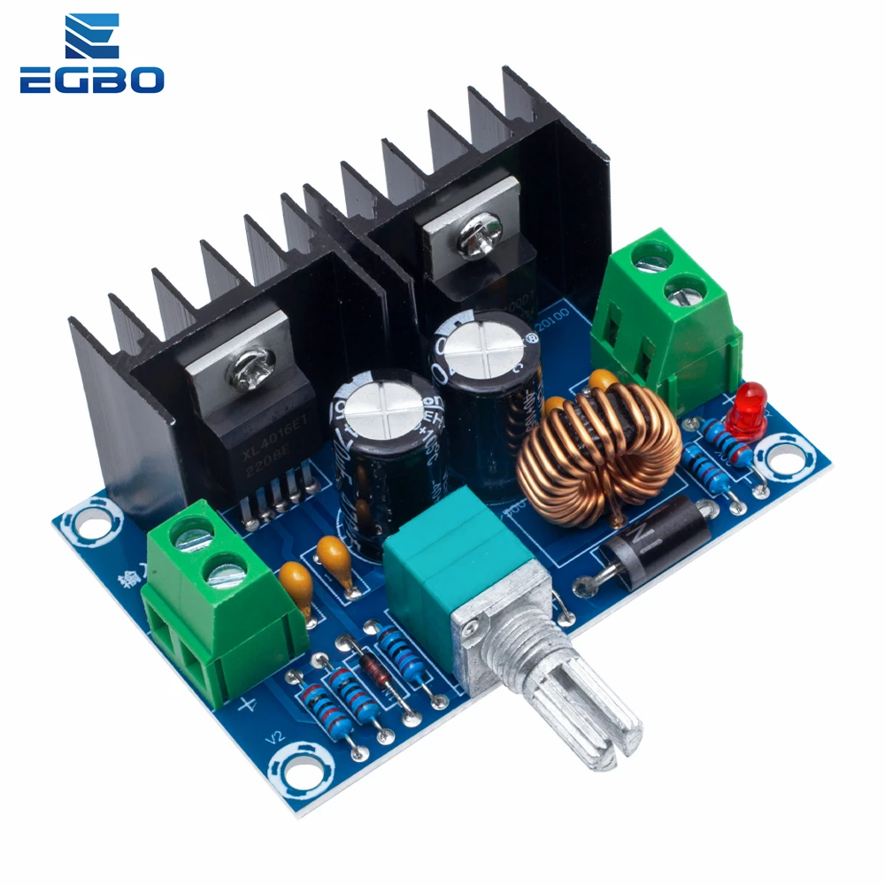 EGBO XL4016E1 xl4016 High Power DC Voltage Regulator DC-DC XH-M401 Buck Module with Maximum 8A Tire Voltage Regulator