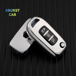 For Renault Clio 5 2022 Arkana 2020 2021 Kwid 2023 Kadjar Captur Megane Sandero Stepway Logan TPU Car Flip Key Case Cover Shell