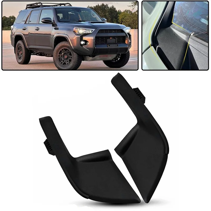 

1 Pair Car Front Windshield Wiper Side Trim Cover Left Right Water Deflector Cowl Plate For Toyota 4Runner 2010-2021 2022 2023