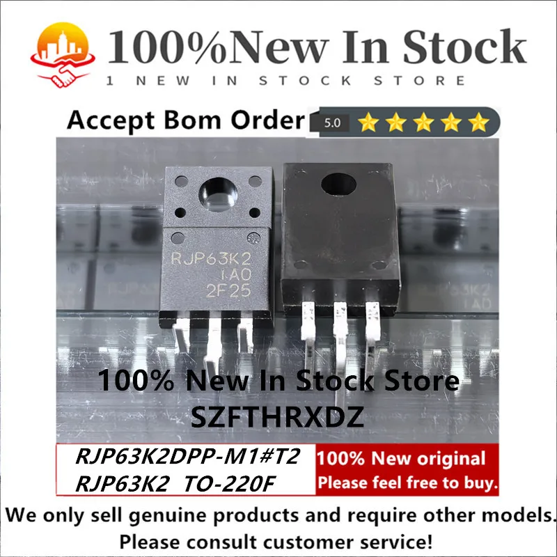 SZFTHRXDZ 100% NEW ORIGINAL RJP63K2DPP TO-220F RJP63K2 TO220F RJP63K2DPP-M1#T2 MOS effect transistor