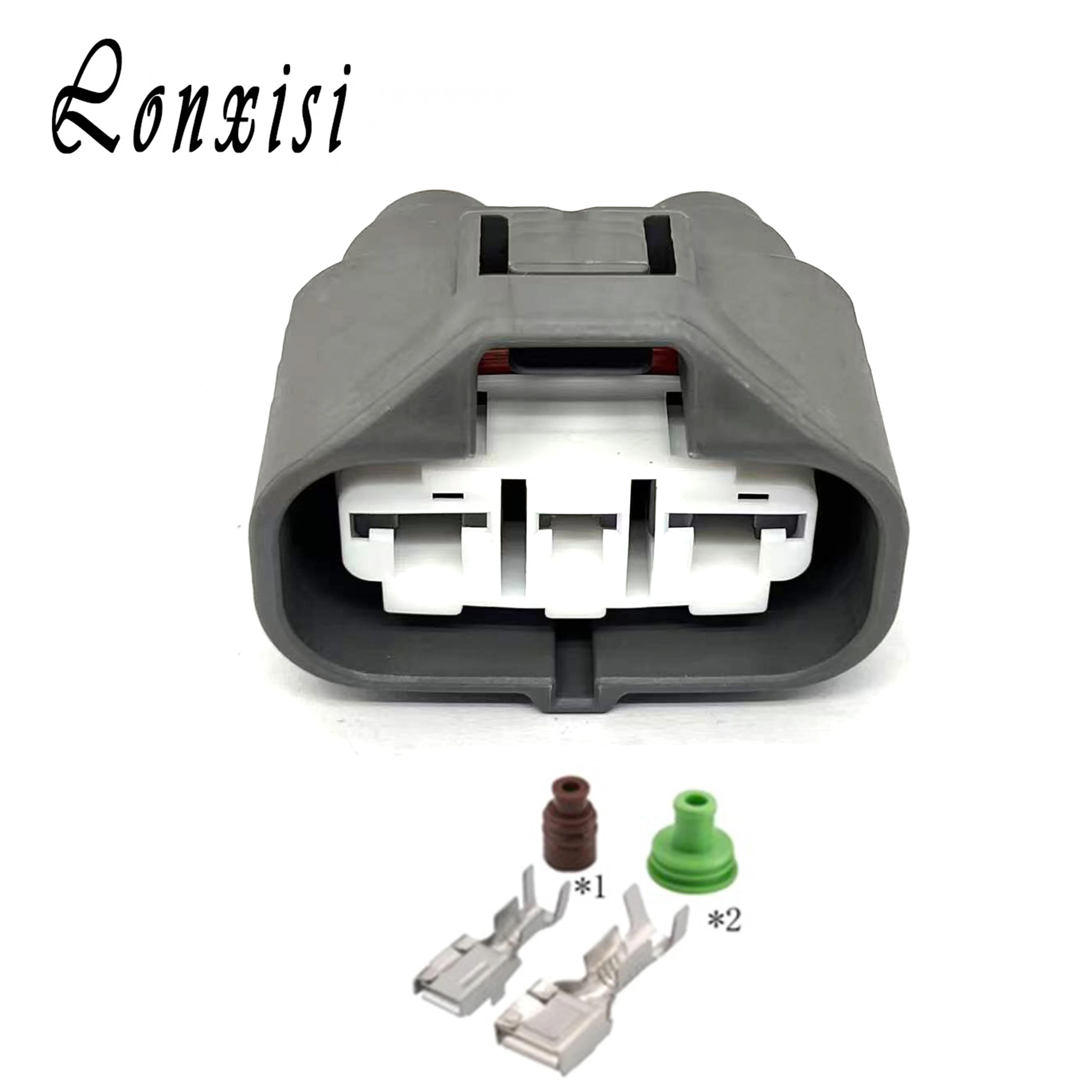 

1/5/10/20/50 Sets 3pin 6189-0588 Automotive Electric Cable Fan Motor Plug Waterproof Connector For Mitsubishi Hyundai-Kia Toyota