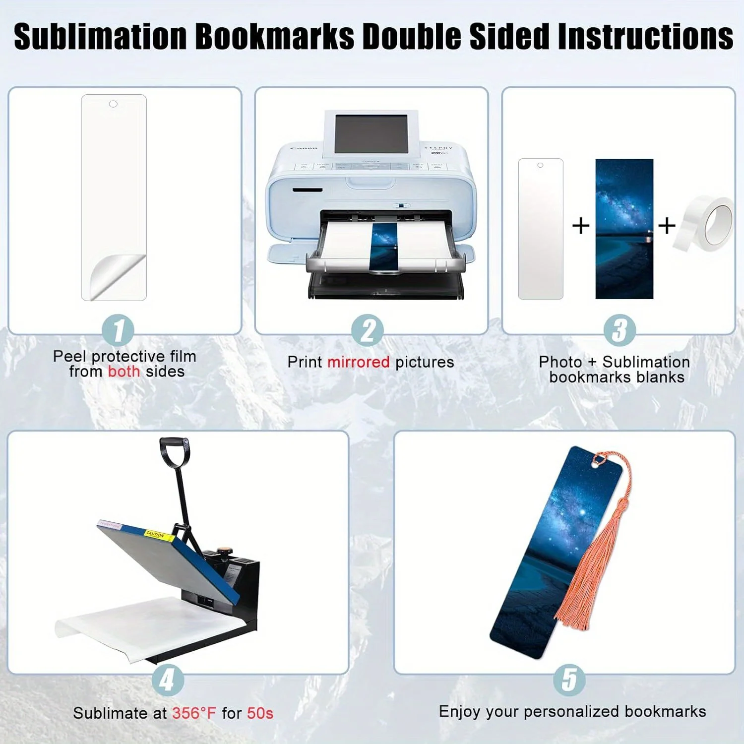 5 قطع من الإشارات المرجعية الفارغة على الوجهين، إشارات مرجعية بلاستيكية رفيعة للغاية يمكنك صنعها بنفسك مع فتحة وشرابات للحرف اليدوية والهدايا