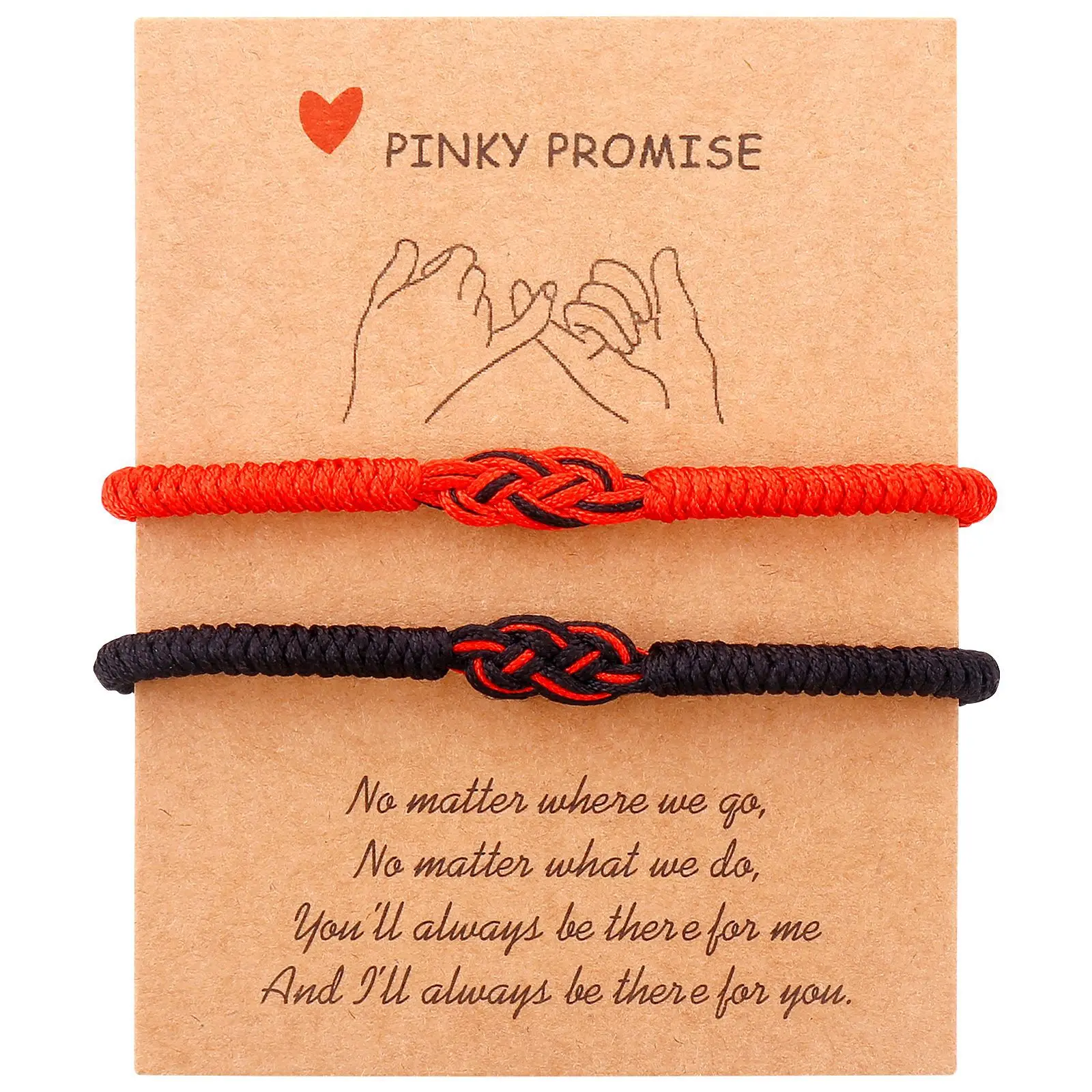 Valentines Day Gifts for Him Couples Gifts for Boyfriend and Girlfriend Red String of Fate Long Distance Relationships Bracelets