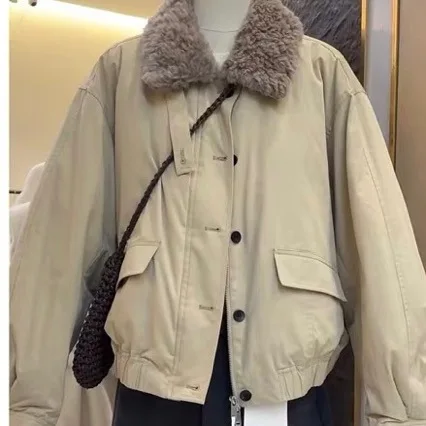 

2026 Winter Women's Down Jacket Commuting Workwear Short Windproof Jacket