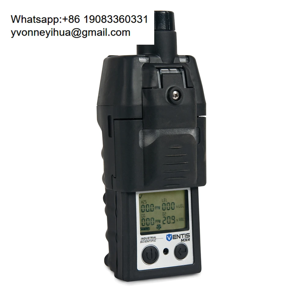 

Original And New Industrial Scientific Ventis MX4 Portable Multi Gas Detector With Pump/without Pump O2 LEL CO H2S SO2 NO2