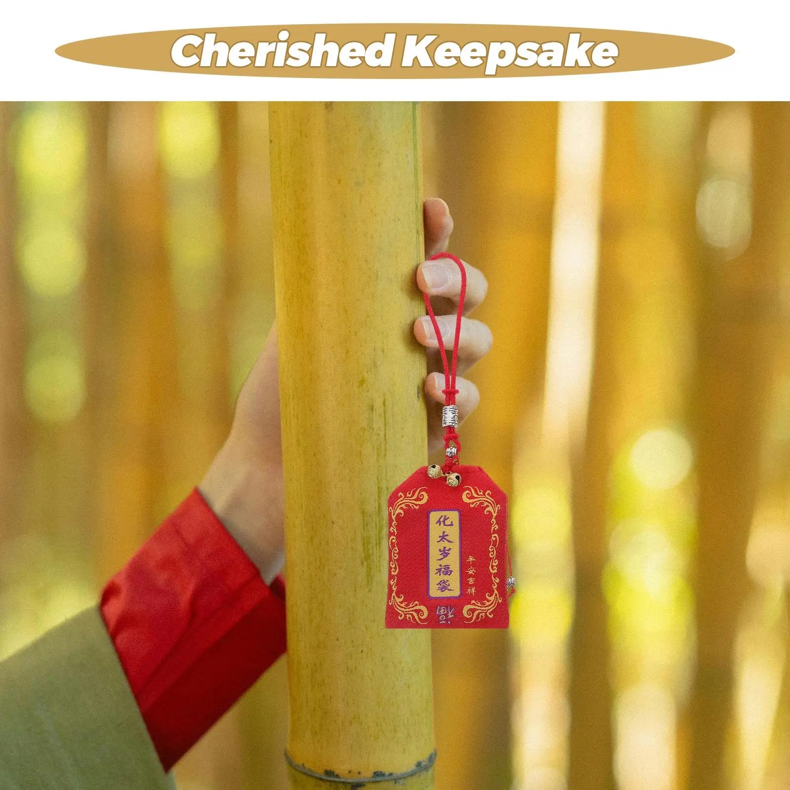 1 مجموعة تاي سوي تميمة حقيبة ثعبان سنة حماية وو سوي بطاقة حسن الحظ سحر فنغ شوي الحلي الصينية Omamori نعمة محظوظ #5