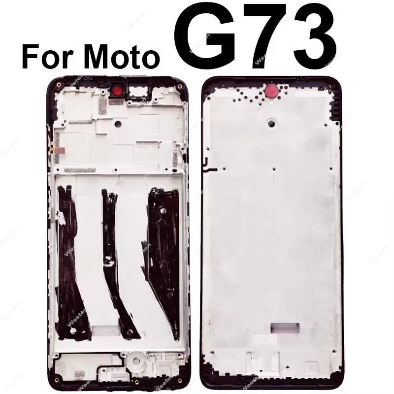 Front Screen Frame For Motorola MOTO G22 G32 G42 G52 G62 G72 G82 G53 G73 G13 G23 LCD Frame Cover Case Bezel Parts