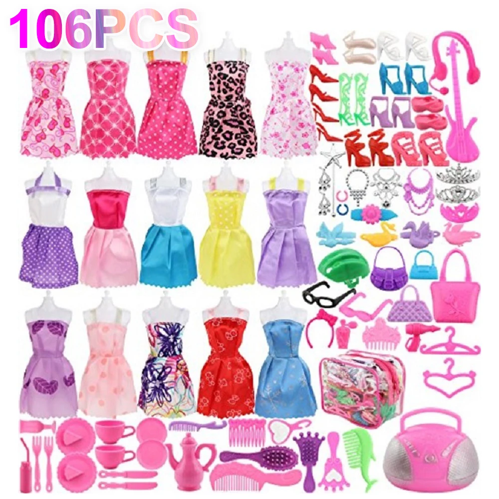 106PCS Dollhouse Accessory for 11.0