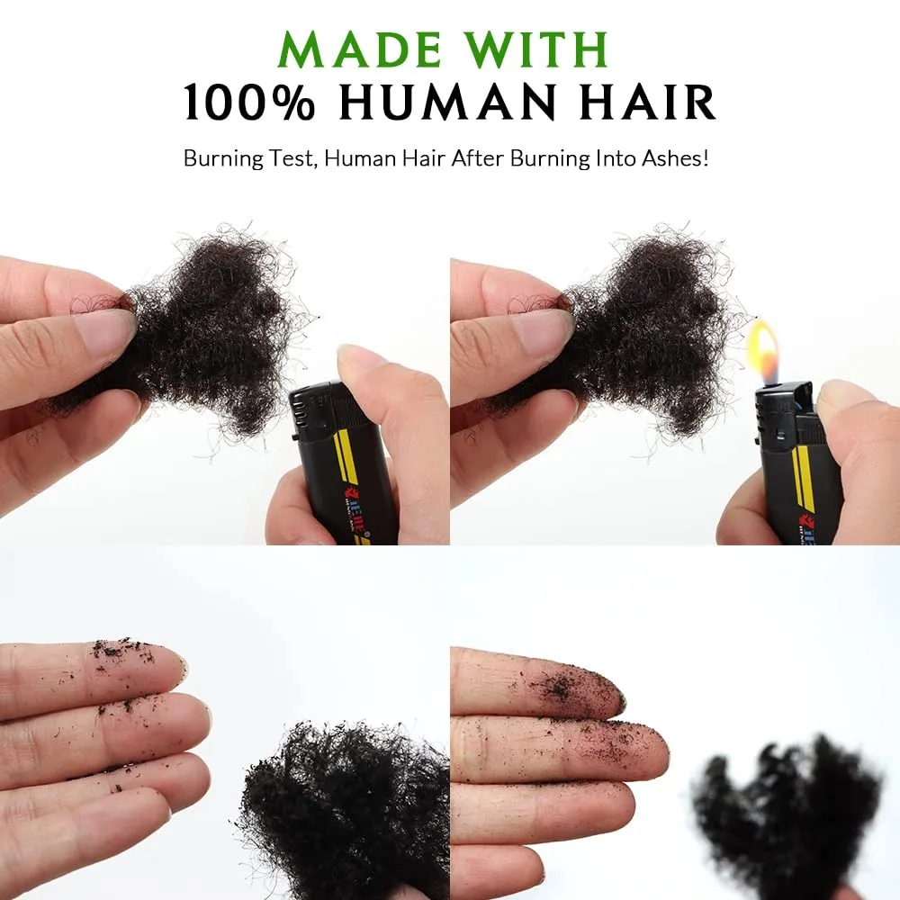 8 Zoll Afro Kinky Bulk Echthaar 30g/Packung für Dreadlock-Verlängerungen, Locs-Reparatur, Twist-Flechtungen, Afro Kinky Echthaar für Locs – Detail 37
