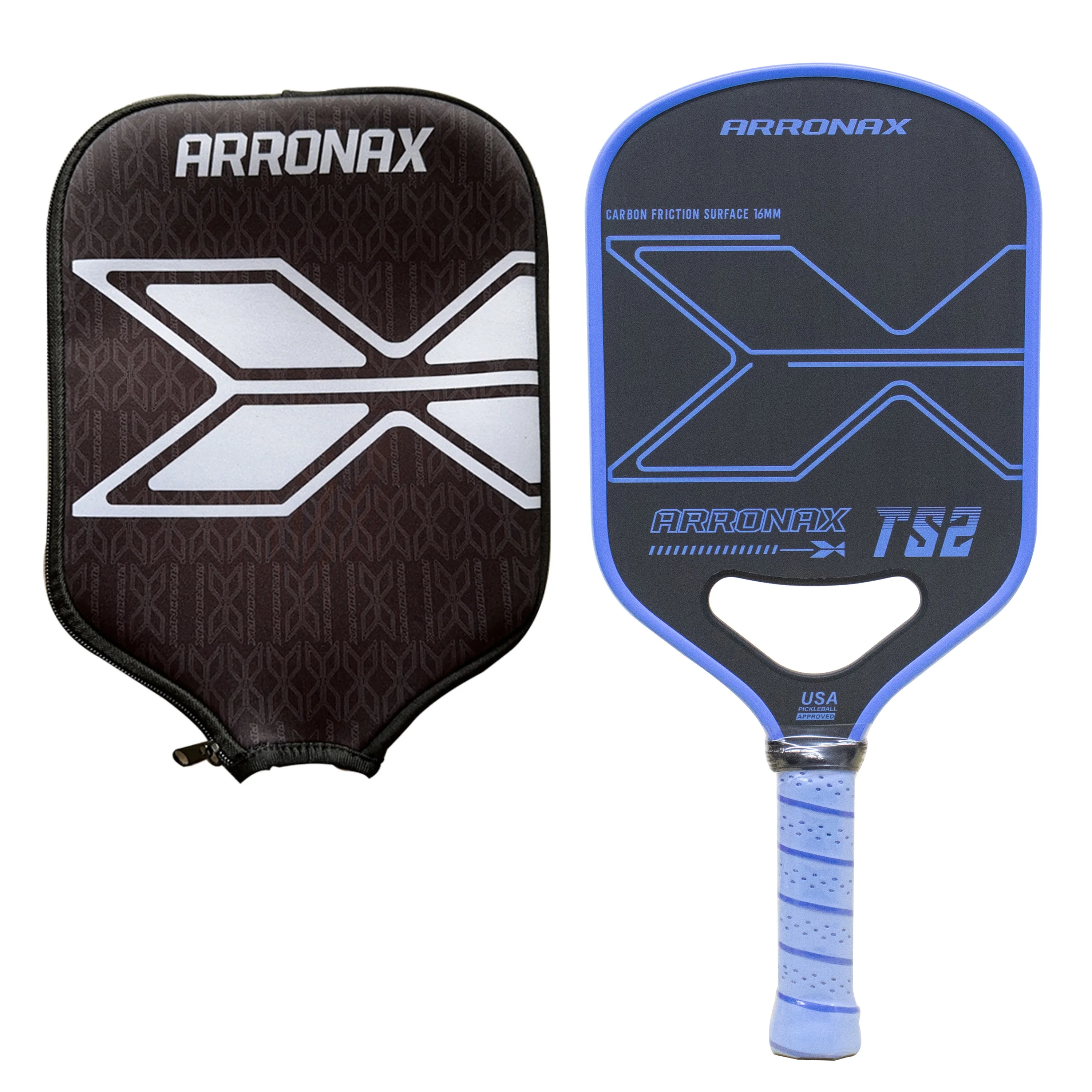 Thermoformed Pickleball Paddle, Carbon Fiber, Custom Rackets for Beginners, Intermediate and Advanced Players