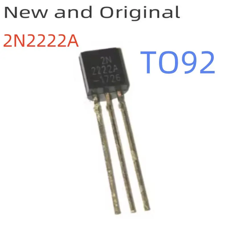 New and Original 2N2222A TO92 or TO-18 NPN Silicon Switching 50V 0.8A