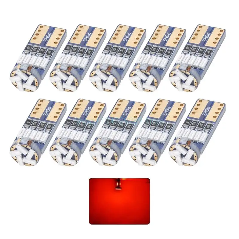 

10pcs T10 4014 15SMD Светодиодный мочетоводка.