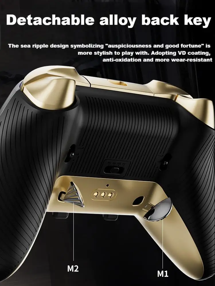 Controller da gioco AOLION K20 Dual Hall Guscio di superficie magnetica Trigger lineare a tre velocità per HUB di ricarica per PC iOS e Android