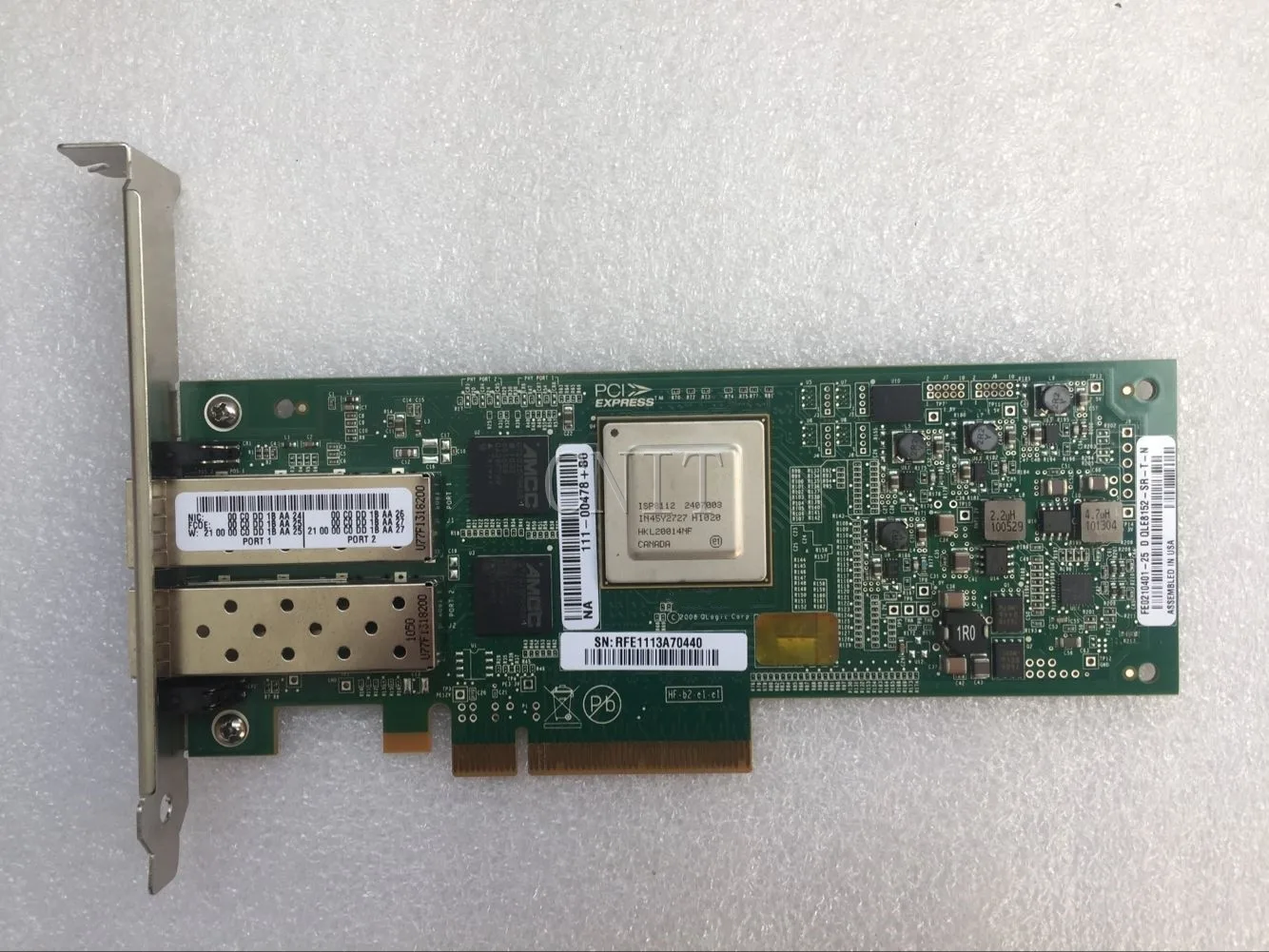 qle8152-10gbase-x-fcoe-pci-express-x8-2ポート内蔵