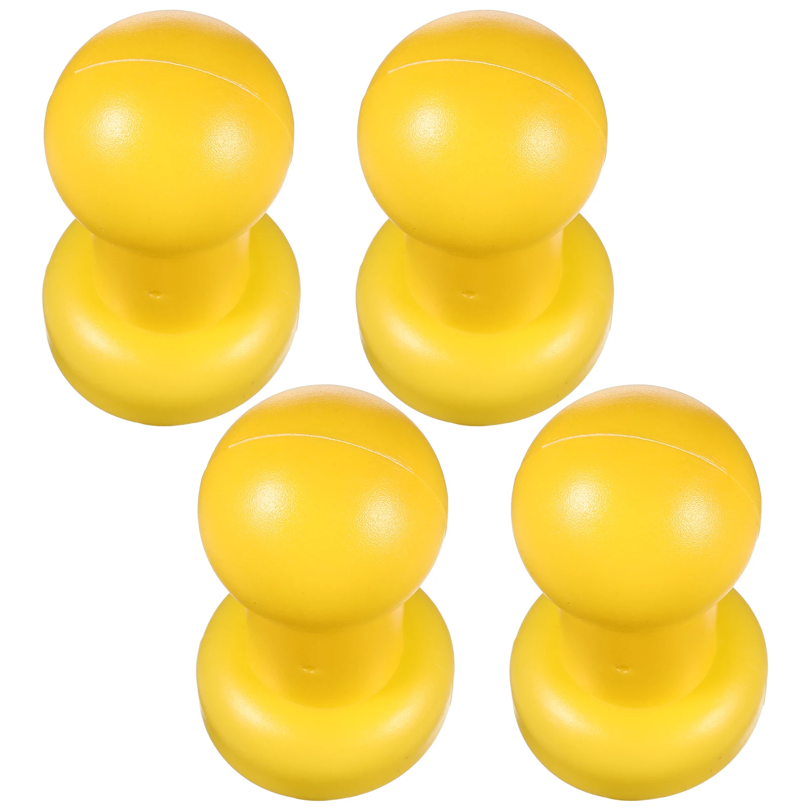 

4PCS Trampoline Pole Caps Kids Jump Bed Cover Steel Pipe Protector Yellow Component Replacement Tube Covers Accessories