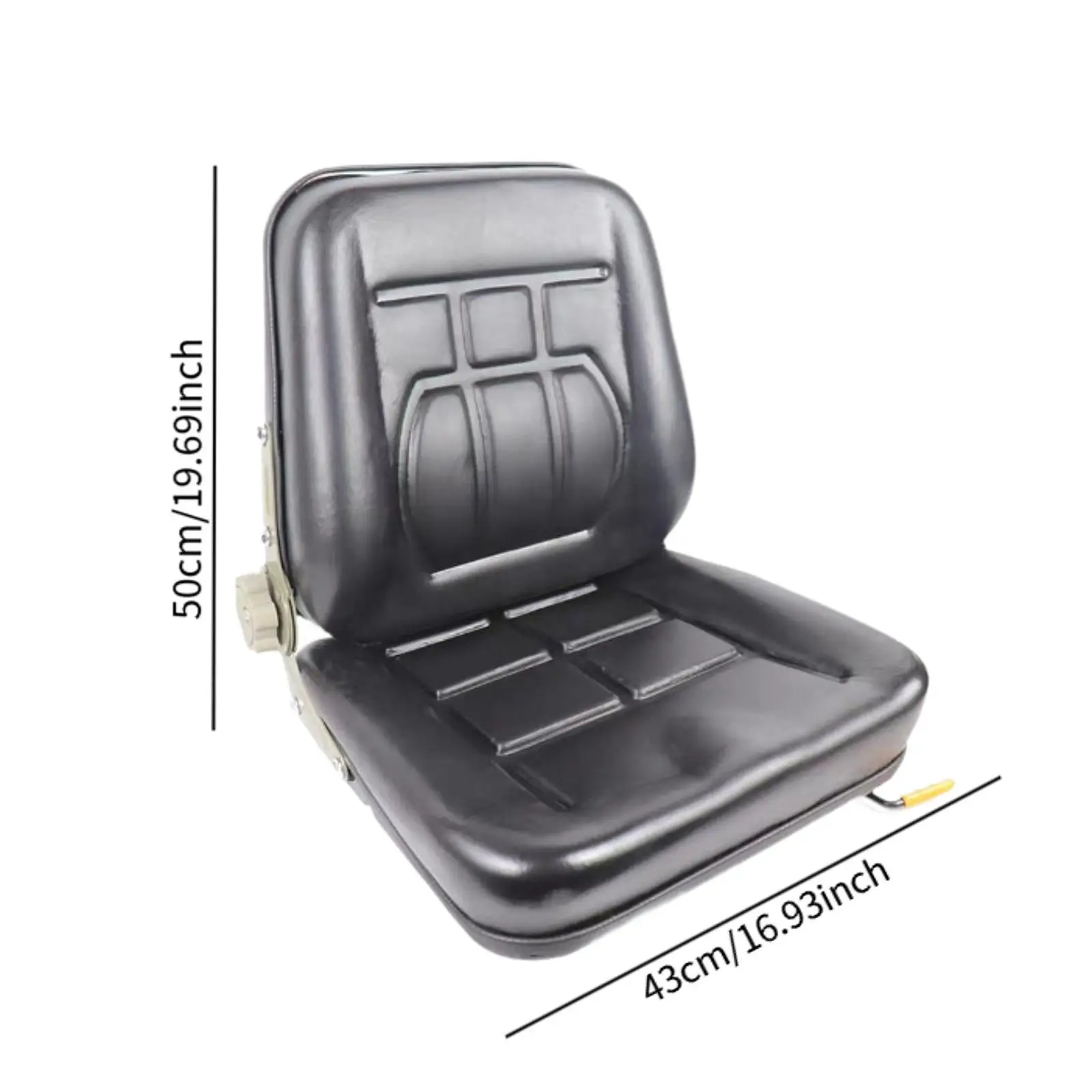 

Forklift Seat Easy to Clean Premium Adjustable for Mower Tractor Telehandler