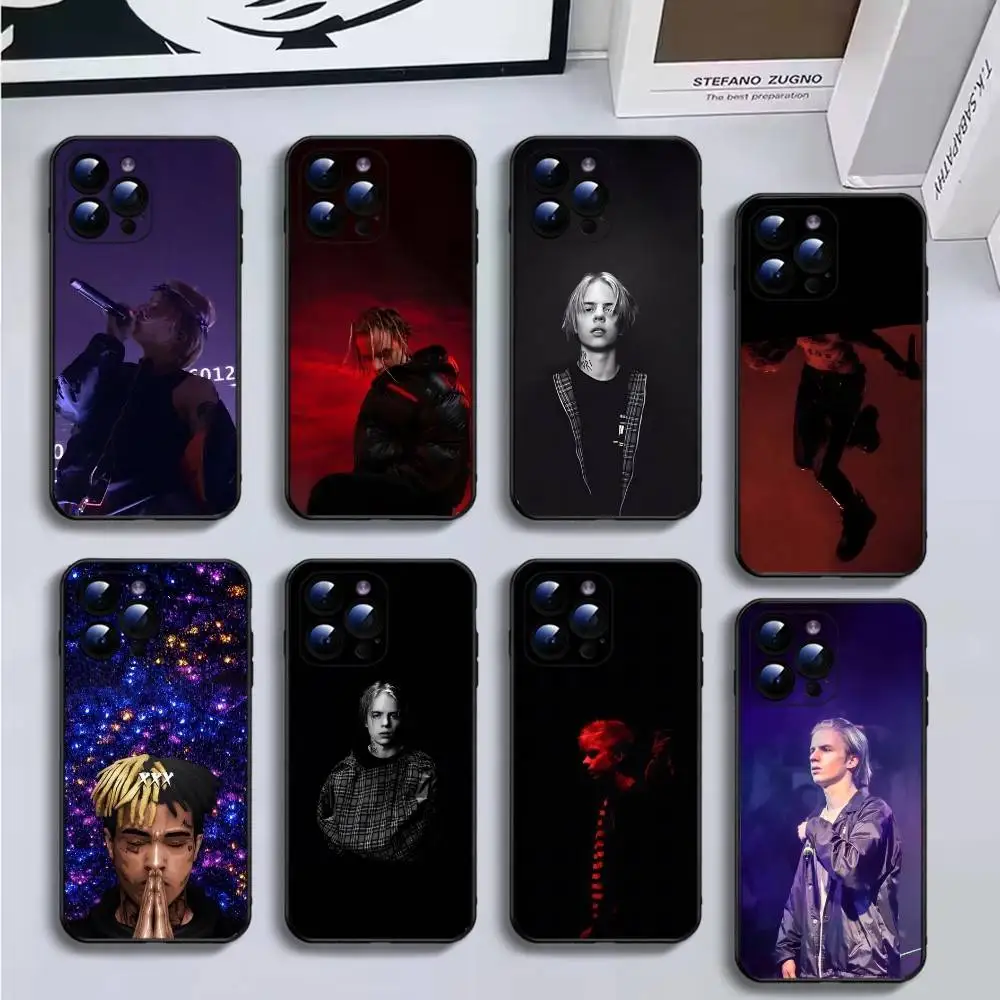 

Russia Rapper Pharaoh Phone Case For iPhone17,16,15,14,13,12,11 Plus,Pro Max,Soft Black Cover