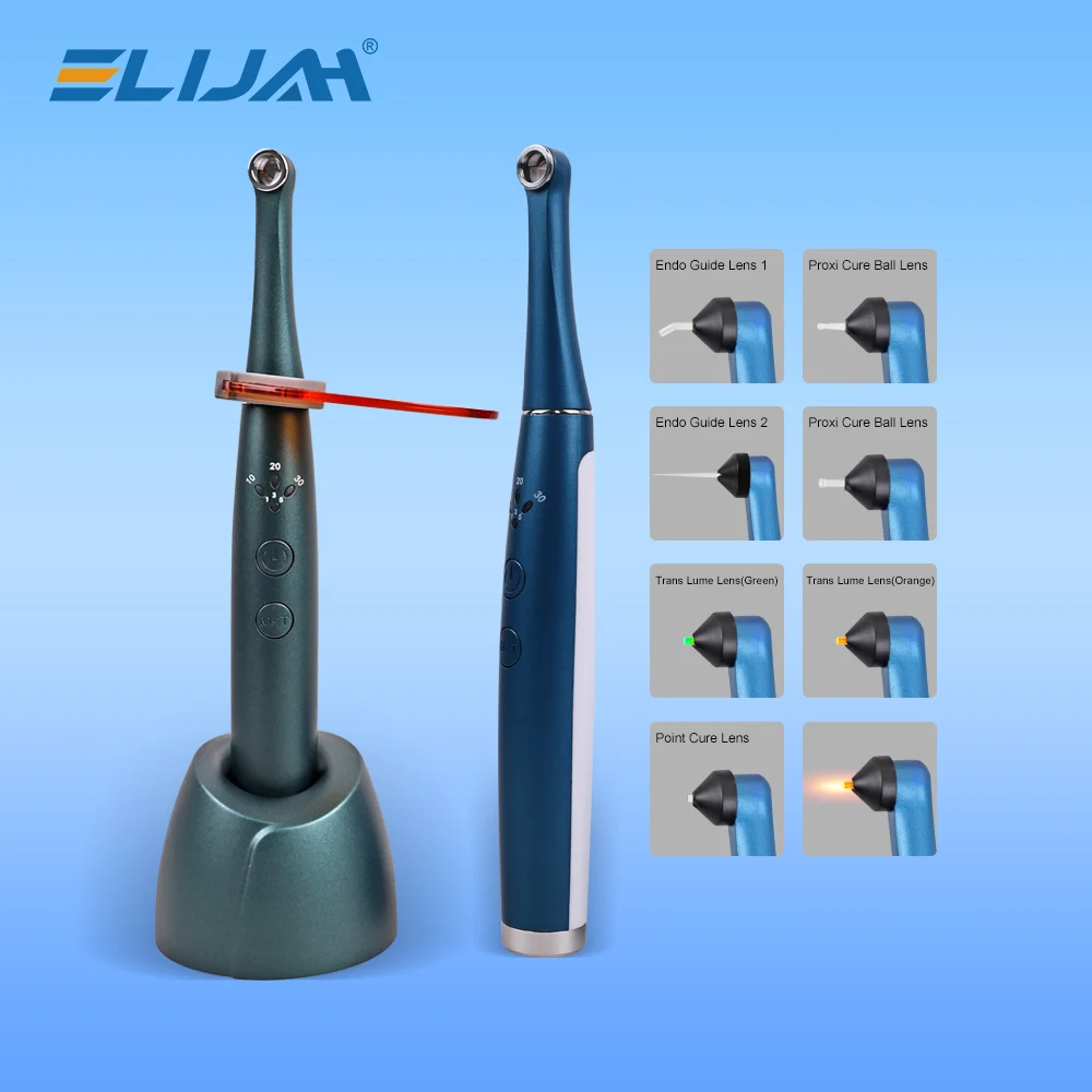 1 Sek. 2500 mW/c ㎡   Dental Drahtlose Aushärtung Licht Multi Objektiv Denspay Led Dental Photopolymerisator Laser Oral Lampe Dental Ausrüstung