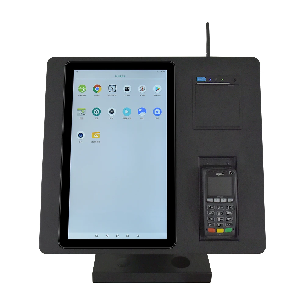Android Fast Food Self Ordering Terminal Kiosk Payment Machine Indoor 21.5-32" Restaurant IR Touch Screen - view 2