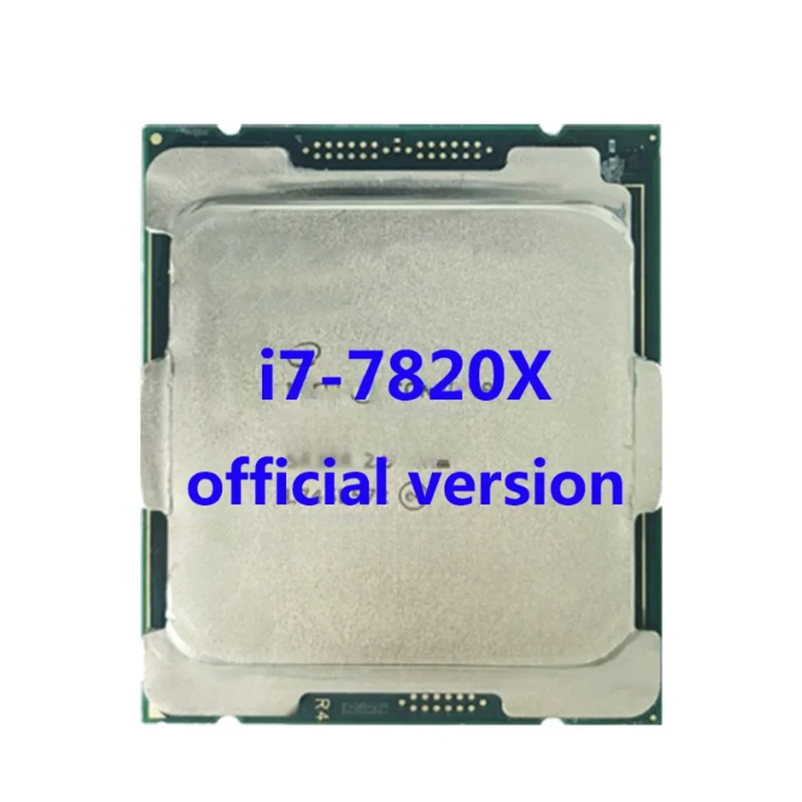 INTER core i7-7820x I7-7820X SR3NH processor 8C/16T 3.6GHZ 140W for 299MBserver CPU PK 7920X