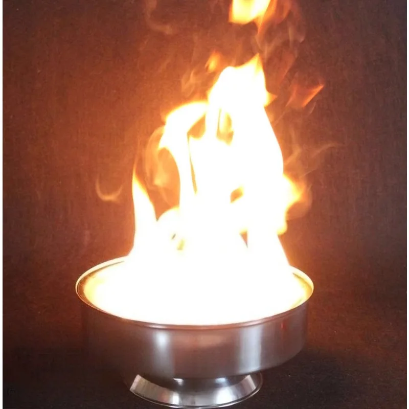 Roestvrijstalen Fire Dove Pan Dubbellaags Goocheltruc Duif Uiterlijk Podium Illusie Goochelaar Prop