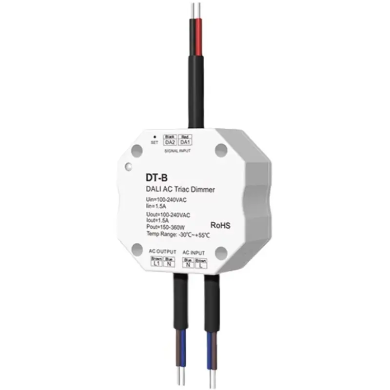 AB34-100-240VAC Triac DALI Dimme DT-B DALI AC Triac Dimmer 150-360W DALI-2 Automatically Assigned By DALI Master