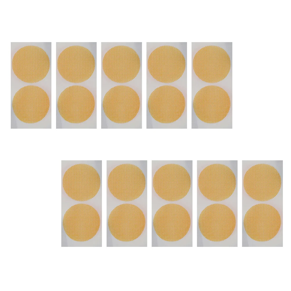 

20 Pairs Adhesive Tape Men's Nipple Stickers Woman Summer Breast Patches or Skin-friendly Nipples