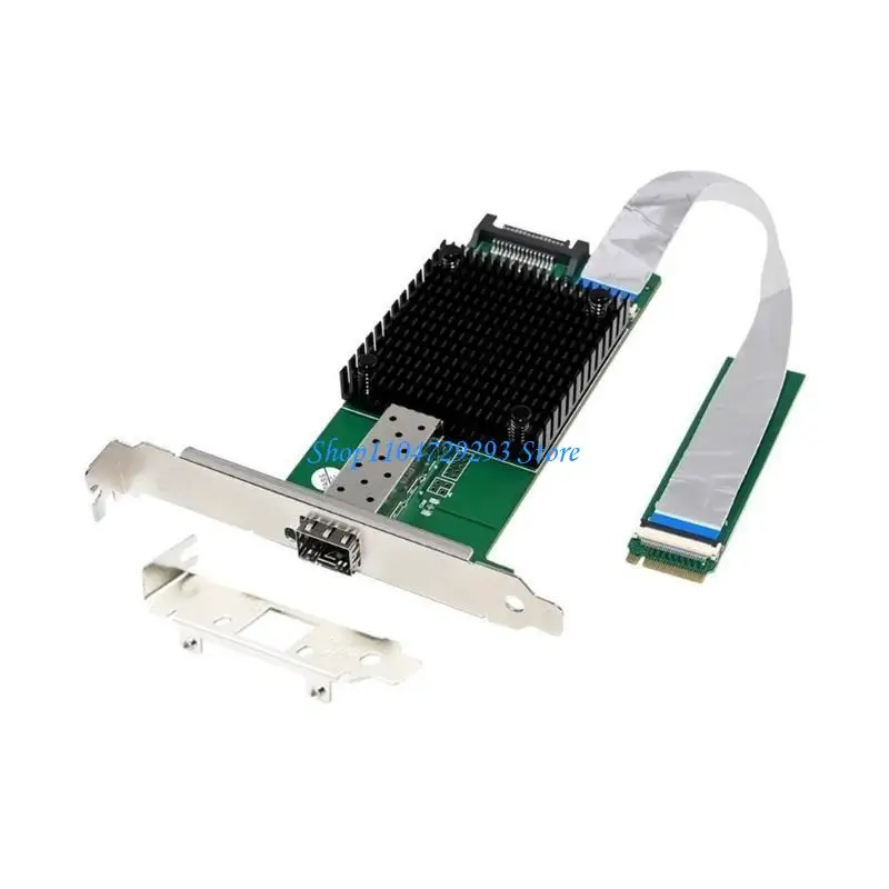 بطاقة شبكة Y2GD PCIE بسرعة 10 جيجابت NIC JL82599EN Chip، منفذ SFP+ فردي، PCIExpress