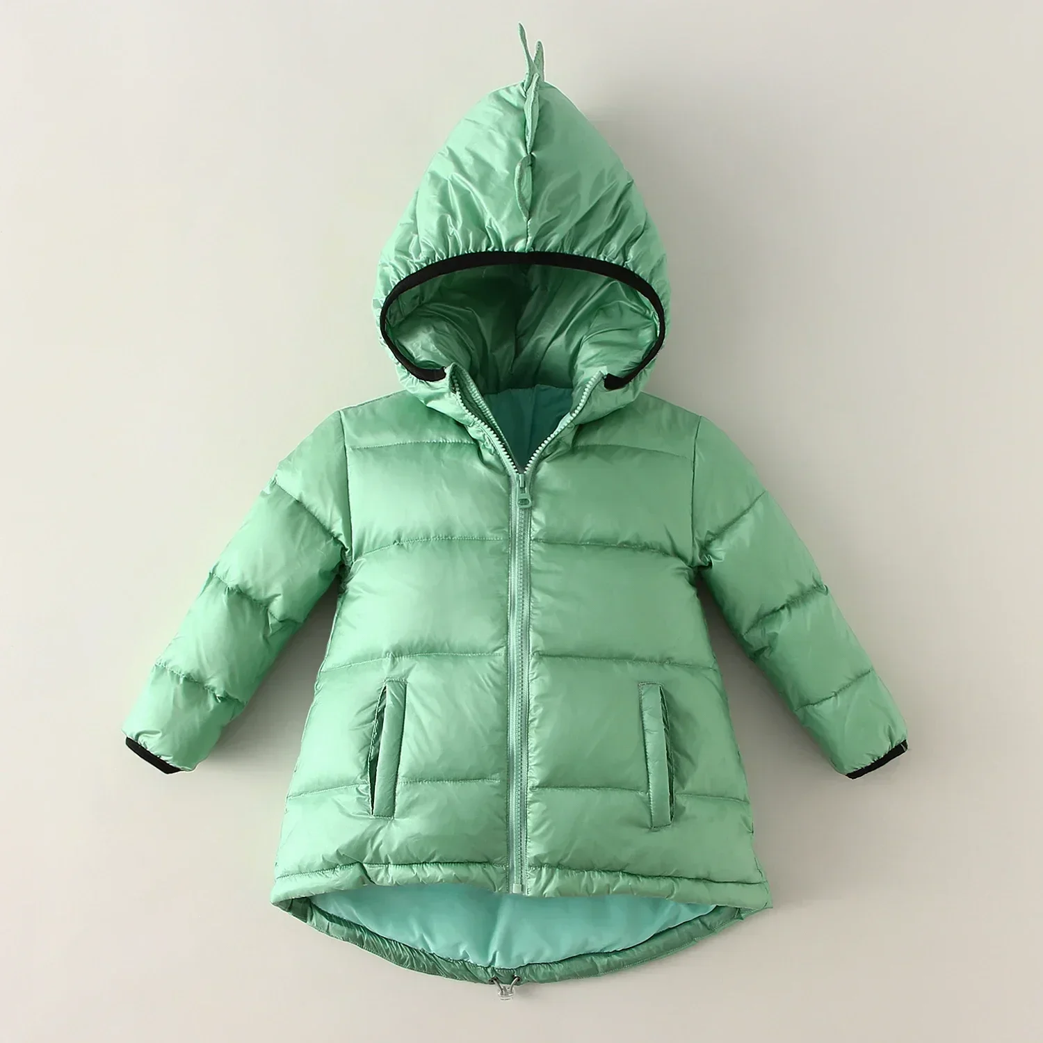 Winter Autumn Kids Dinosaur Parka Down Coat Jacket Windproof Thicken Children Warm Down Snowsuit Toddler Girl Boy Parkas Outerwe