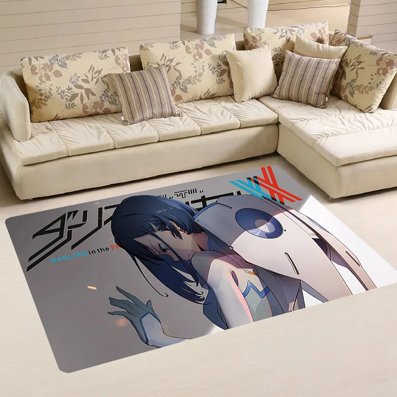 Home Darling in the FRANXX Living Room Kitchen Mat Doormat Entrance Door Rugs Carpets Balcony Foot Carpet Rug Mats Bathroom Bath