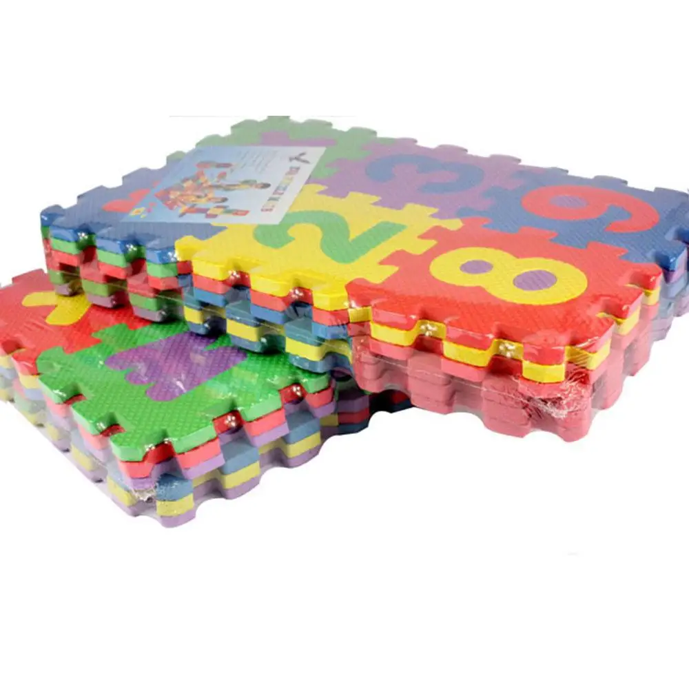 Educational Toy Non-toxic Durable Colorful Educational Fun Numbers And Colors Learning Mat Thick Foam Puzzle Mat Puzzle Mat Soft