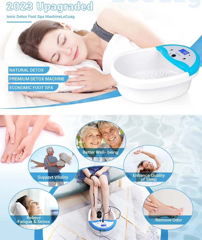 人気のスパデトックスイオンフットバスマシン、デトックスフットスパマシン、世界中の人々のためのフットデトックス