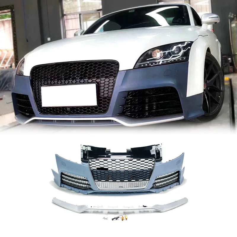 

Подходит для Audi TT MK2 RS 07-14 PP передний передний бампер, модифицированная замена