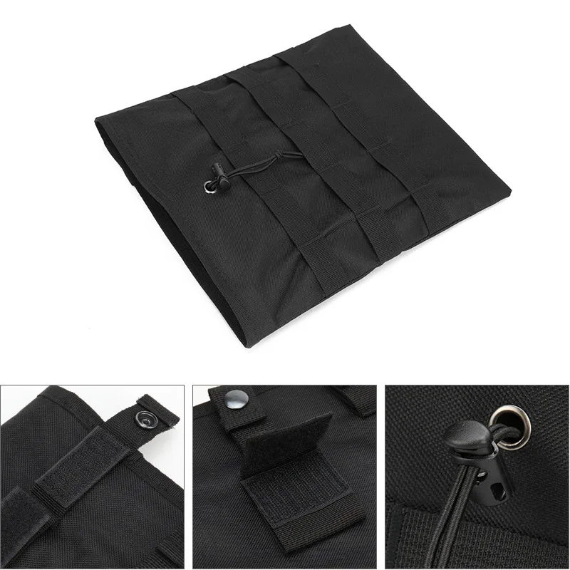 Tactical MOLLE Dump Pouch Multifunctional Camo Magazine Recovery Drop Waist Bag EDC Utility Accessory