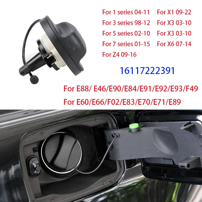 

Car Fuel Tank Cover Gas Cap For BMW E88/ E46/E90/E84/E91/E92/E93/F49/E60/E66/F02/E83/E70/E71/E89 1 3 5 7 series 16117222391