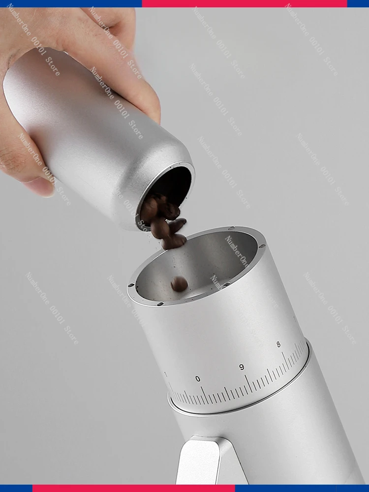 Electric coffee bean grinder Small household hand brew Commercial professional coffee bean grinder