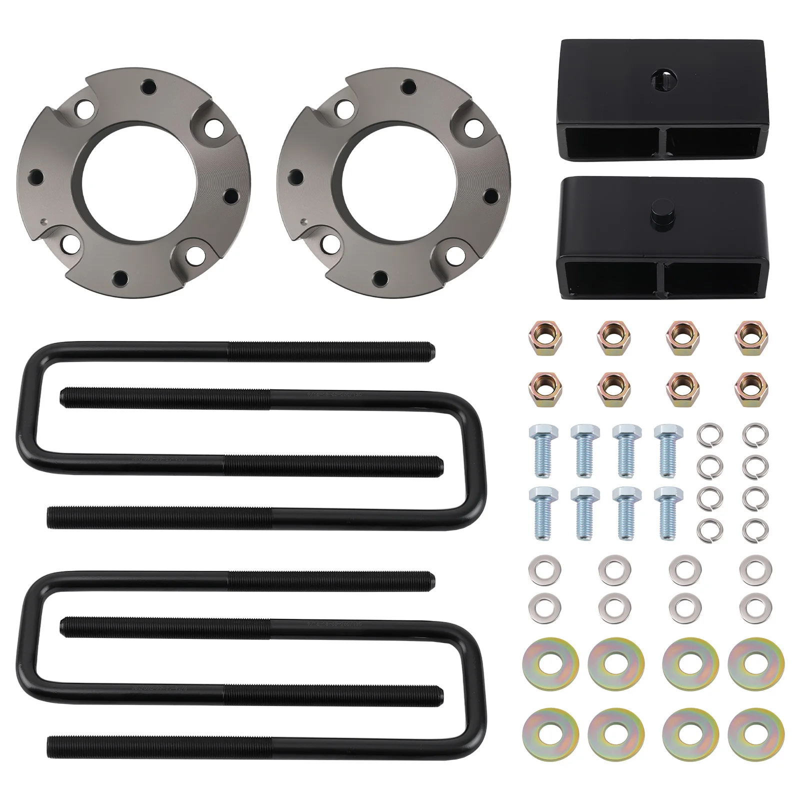 

Complete Lift Spacer Kit 3"F 2"R for Toyota Tundra 2007-2021 2WD 4WD Aluminum
